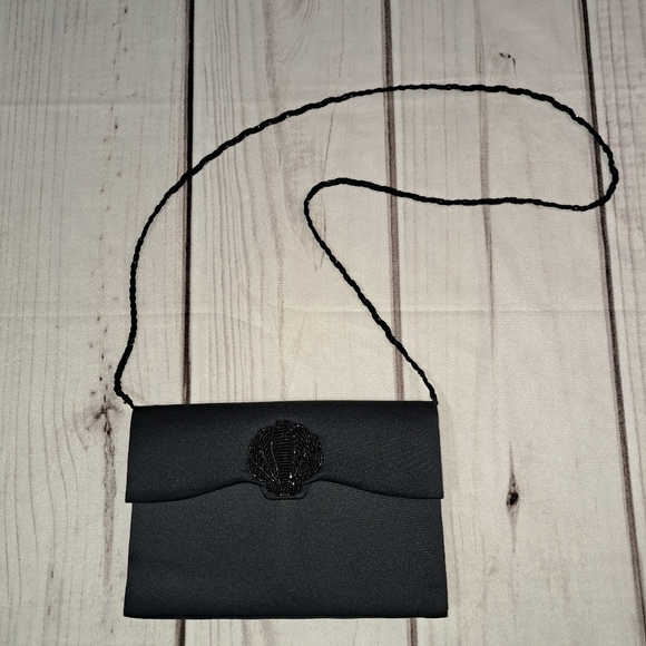 3 FOR 12 SALE Shoulder Bag Clutch Purse With Beaded Shell - Picture 2 of 12